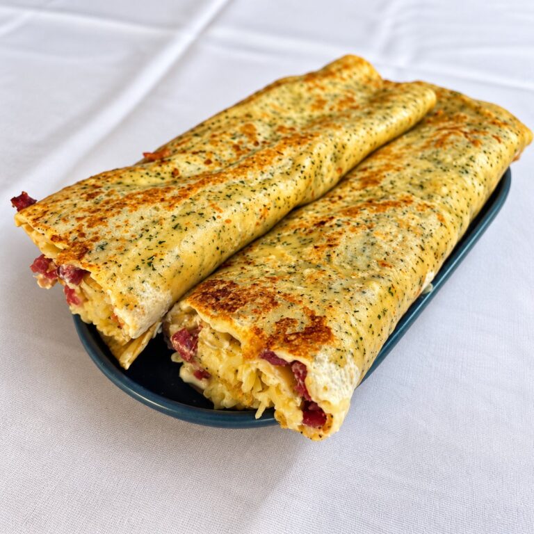 Crepe de jamón y queso