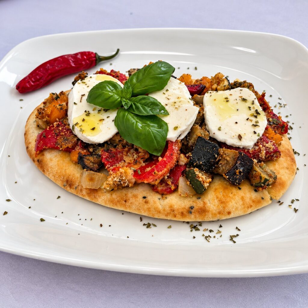 Bruschetta campesina con Mozarella